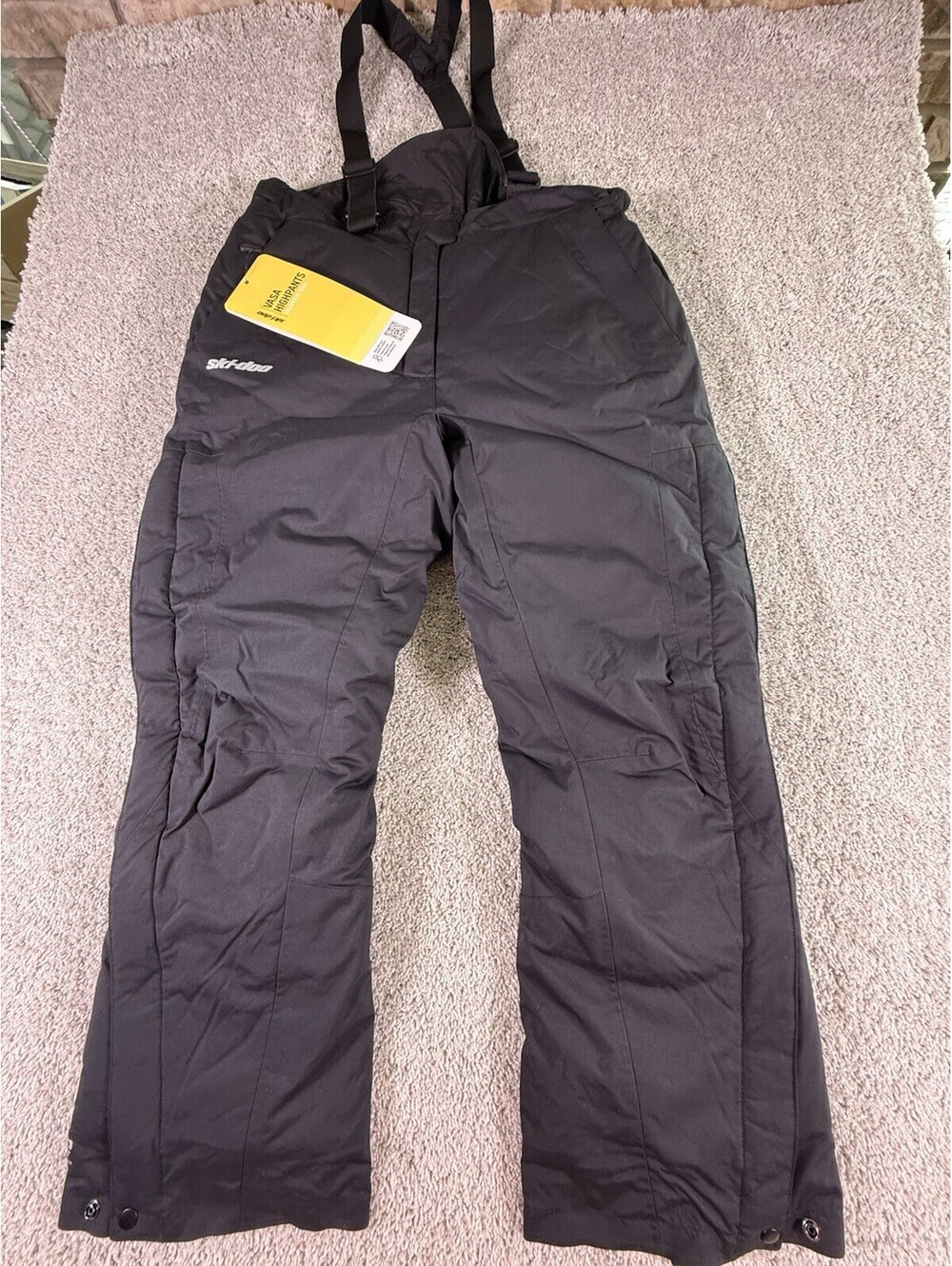 NEW Women's Large Ski-Doo BRP Winter Snowmobile Vasa Highpants, Black Snow Pants